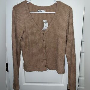 Soft fuzzy cropped sweater from Hollister